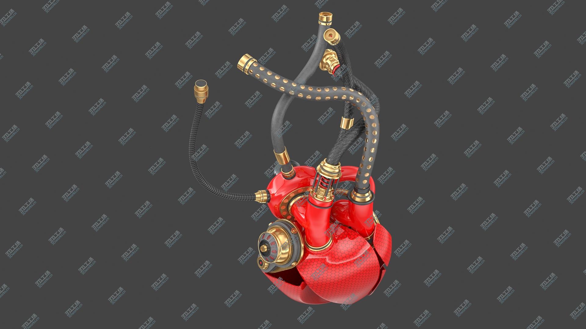 images/goods_img/2021040235/Sci-Fi Artificial Cyber Heart 3D model/4.jpg